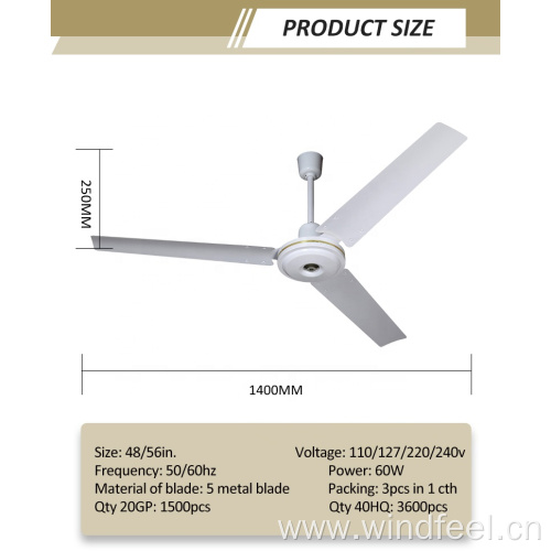 Modern Design DC Decorative Ceiling Fan For Home